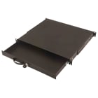Assmann Electronic - Rangement pour documents verrouillable avec poignée (1U) 44x481x400 mm, noir