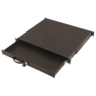 Assmann Electronic - Rangement pour documents verrouillable avec poignée (1U) 44x481x400 mm, noir