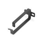 Assmann Electronic - Anneau de gestion des câbles 2U, 44x100 mm 10 pièces, couleur noire (RAL 9005)