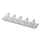 Assmann Electronic - Panneau de rangement de câbles 2U 5x anneaux de câble 85x60 mm, gris