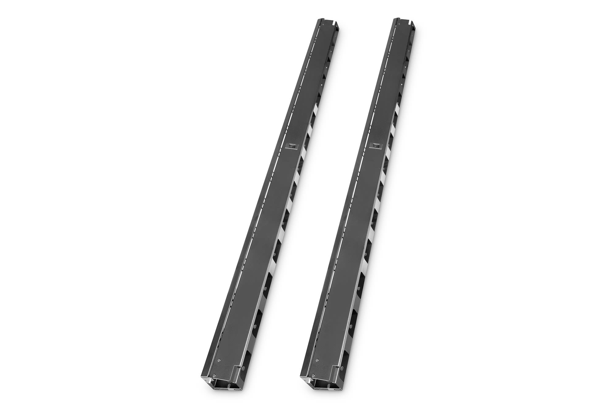 Assmann Electronic - Chemin de cables vertical 42U 1865 x 92 x 85 mm, kit de 2 pieces, noir (RAL 9005