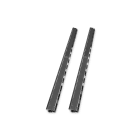 Assmann Electronic - Chemin de cables vertical 42U 1865 x 92 x 85 mm, kit de 2 pieces, noir (RAL 9005