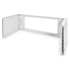 Assmann Electronic - Support montage mural 4U, 195x505x250mm profondeur réglable, empilable, gris