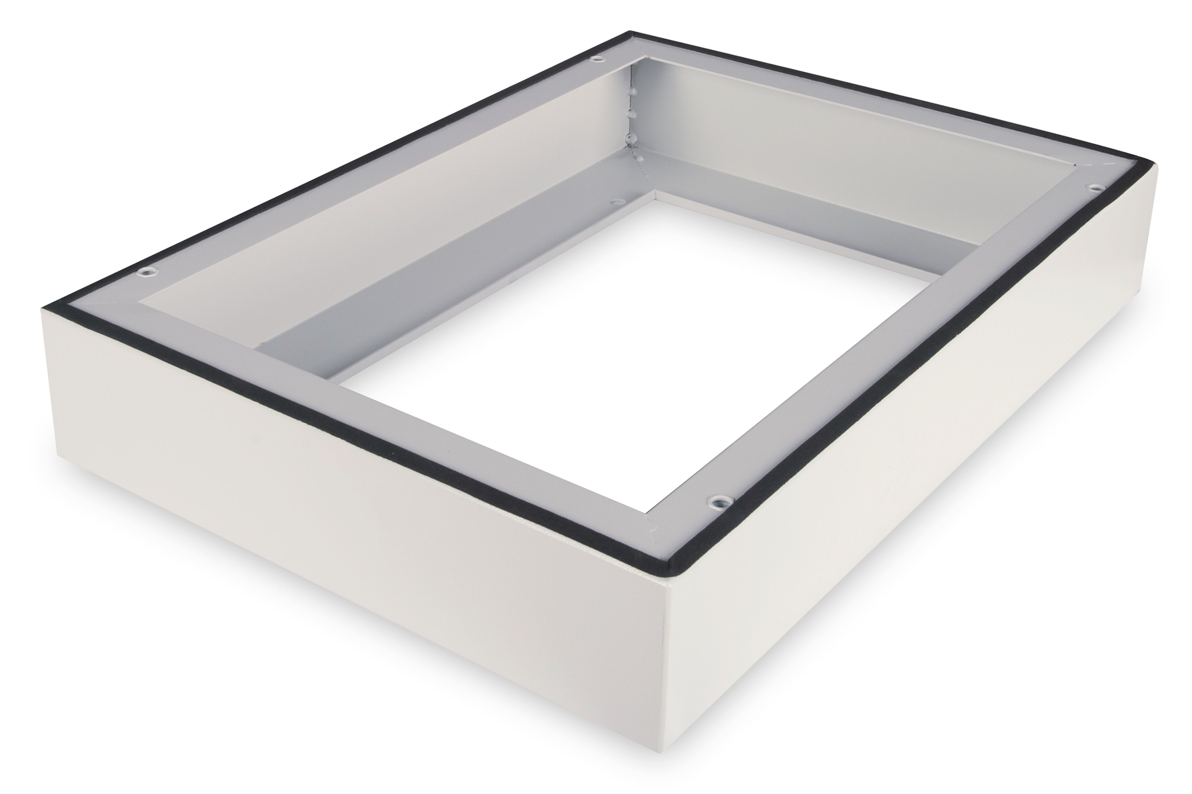 Assmann Electronic - Socle pour boîtier mural IP55 Outdoor 100x600x450 mm, couleur grise (RAL 7035)