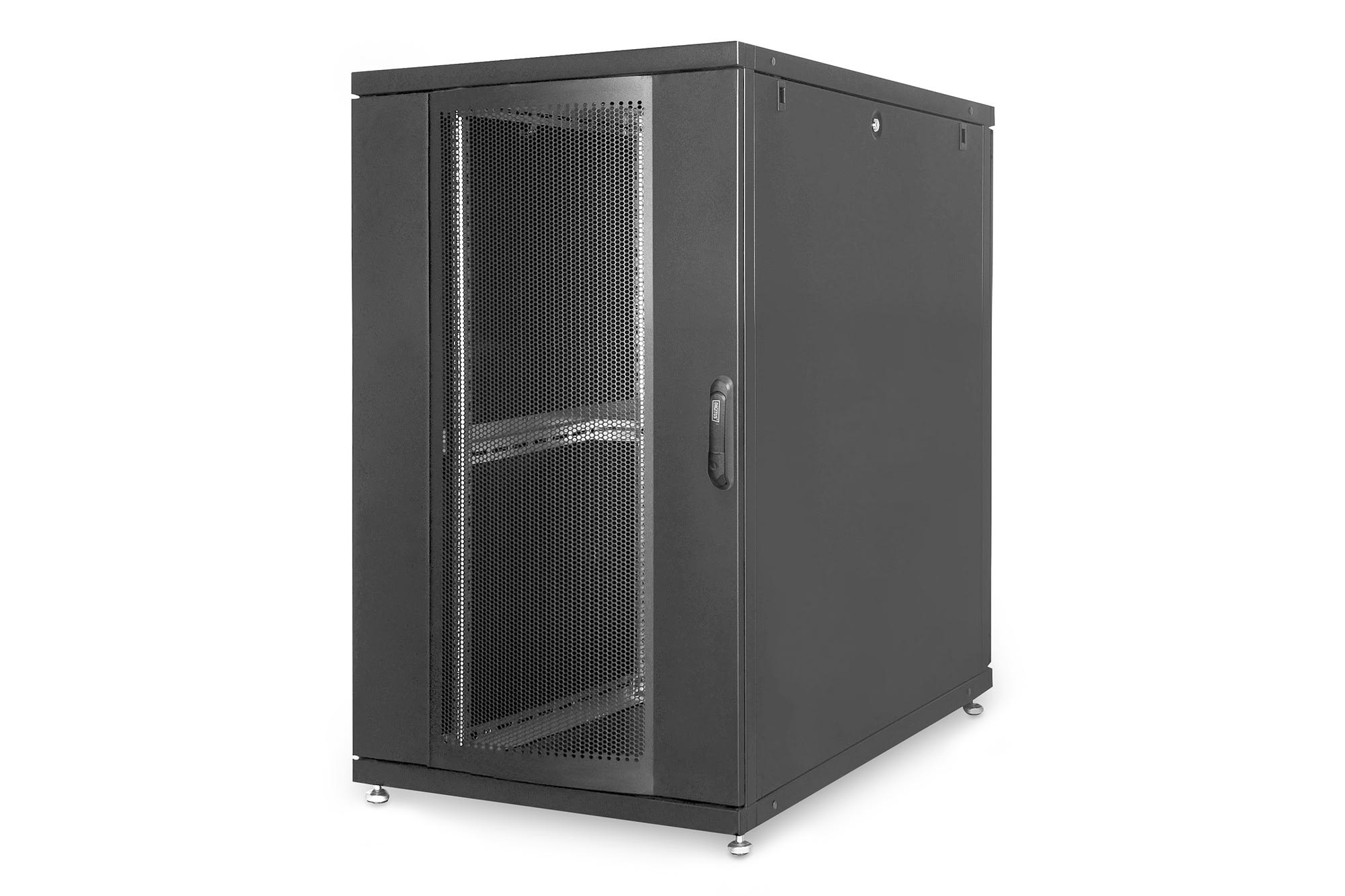 Assmann Electronic - 26U server rack, Unique, 1260x800x1000 mm perforated steel doors, noir (R