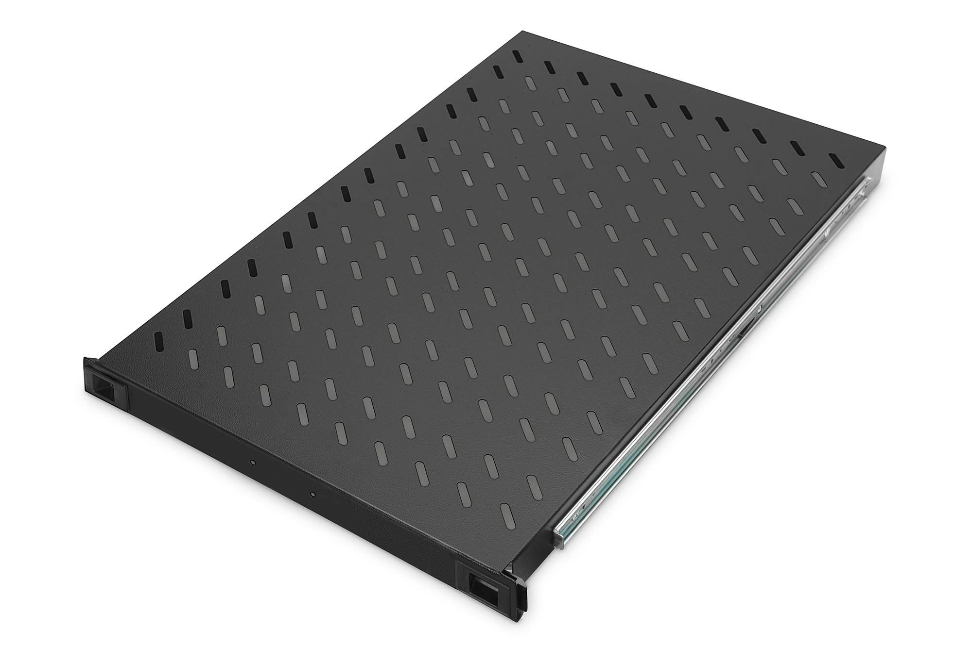 Assmann Electronic - 1U extendible shelf for 1000 mm depth racks 44x483x720 mm, up to 65 kg, noir (R