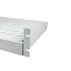 Assmann Electronic - Tablette 2U télescop. armoire 450mm profondeur 88x483x352mm 30 kg, gris