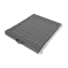 Assmann Electronic - Tablette 1U télescop. armoire 800 mm profondeur 40x484x568 mm 25 kg, noir
