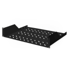 Assmann Electronic - Tablette 2U à montage fixe armoire 450mm profondeur 88x482x349 mm, 25 kg, noir
