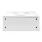 Assmann Electronic - Boîtier mural 4U, SOHO, non monté 241 x 540 x 400 mm, porte vitrée, gris