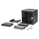 Assmann Electronic - Kit réseau 10" boîtier mural 6U & accessoires noir version SOHO Pro non montée