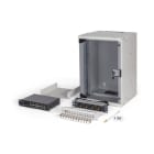 Assmann Electronic - Kit réseau 10" boîtier mural 9U & accessoires gris version SOHO Pro non montée