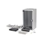 Assmann Electronic - Kit réseau 10" boîtier mural 12U & accessoires gris version SOHO Pro non montée