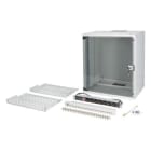 Assmann Electronic - Kit réseau 19" boîtier mural 12U & accessoires gris version SOHO PRO non montée