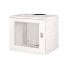 Assmann Electronic - Coffret mural 19" 9U, SOHO PRO porte perforée, 460 x 540 x 400 mm, gris