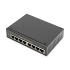 Assmann Electronic - Switch ind.Gigabit Ethernet 8 ports, rail DIN, plage de température étendue