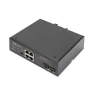 Assmann Electronic - Switch ind. Gigabit Ethernet PoE 4 ports PoE + 2 ports SFP, 802.3at, rail DIN