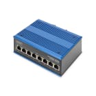 Assmann Electronic - Switch Gigabit industriel 8 ports Rail DIN, gamme de température étendue