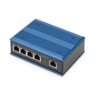 Assmann Electronic - Commutateur Gigabit industriel 4 ports+1 port Uplink Rail DIN, gamme temperatu