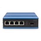Assmann Electronic - Switch industriel 4+1 ports Gigabit Ethernet PoE non géré RJ45 10/100/1000 Mbits