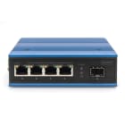 Assmann Electronic - Switch industriel 4+1 ports Gigabit Ethernet PoE non géré RJ45 10/100/1000 Mbits