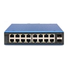 Assmann Electronic - Switch industriel Gigabit Ethernet 16+2 ports non géré, RJ45 10/100/1000 Mbit/s