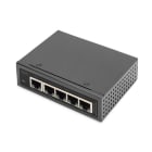 Assmann Electronic - Extenseur PoE ind. Gigabit 5 ports 1 port PoE 802.3bt vers 4 ports 802.3af/at