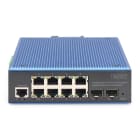 Assmann Electronic - Switch PoE Gigabit L2 géré Ethernet 8 x GE RJ45 + 2 ports SFP, IEEE802.3at 30W