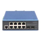 Assmann Electronic - Switch PoE Gigabit L2 géré Ethernet 8 x GE RJ45 + 2 ports SFP, IEEE802.3at 30W