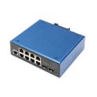 Assmann Electronic - Switch PoE Gigabit L2 géré Ethernet 8 x GE RJ45 + 2 ports SFP, IEEE802.3at 30W