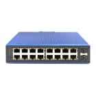 Assmann Electronic - Switch ind.Gigabit Ethernet L2 Managed 16+2 ports 16 ports RJ45 GE + 2 ports SFP