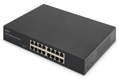 Assmann Electronic - Commutateur Gigabit 16 ports DIGITUS 16 ports 10/100/1000Base-T