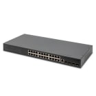Assmann Electronic - Commutateur 24 ports GE, 4 uplink SFP+ L2+, 10/100/1000