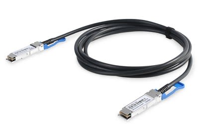 Assmann Electronic - Câble DAC 100G QSFP28 Jusqu'à 28,3125 Gbit/s par canal, 2 m