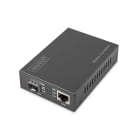 Assmann Electronic - Convertisseur média 10 Gigabit RJ45 / SFP supporte 1G, 2.5G, 5G et 10G, 12V, 5W
