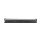 Assmann Electronic - Panneau CAT6, blindé, RJ45 16 ports, 8P8C, LSA, 0,5U, montage en rack 19" noir