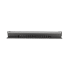 Assmann Electronic - Panneau CAT6, blindé, RJ45 16 ports, 8P8C, LSA, 0,5U, montage en rack 19" noir