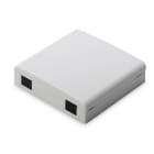 Assmann Electronic - Prise de raccordement (FTTH) pour 2x SC Simplex, LC Duplex, 19x86x86 mm, gris