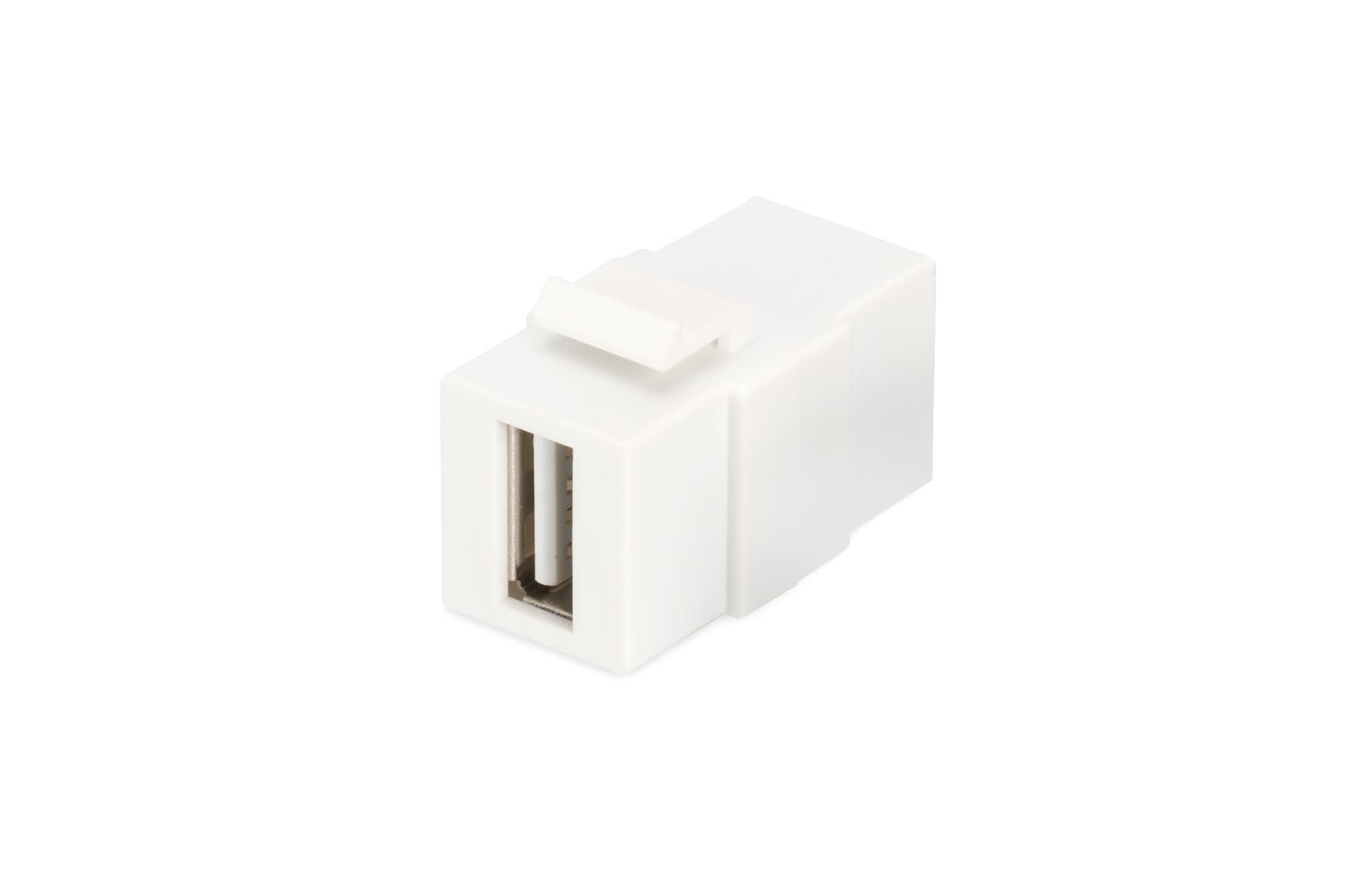 Assmann Electronic - USB 2.0 Keystone Jack for DN-93832, pure blanc (RAL 9003)