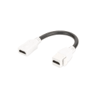 Assmann Electronic - Module HDMI 2.0 Keystone pour DN-93832, câble de 12 cm, blanc pur (RAL 9003)