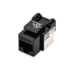 Assmann Electronic - Module Keystone CAT5E, non blindé classe D, RJ45 vers LSA, noir