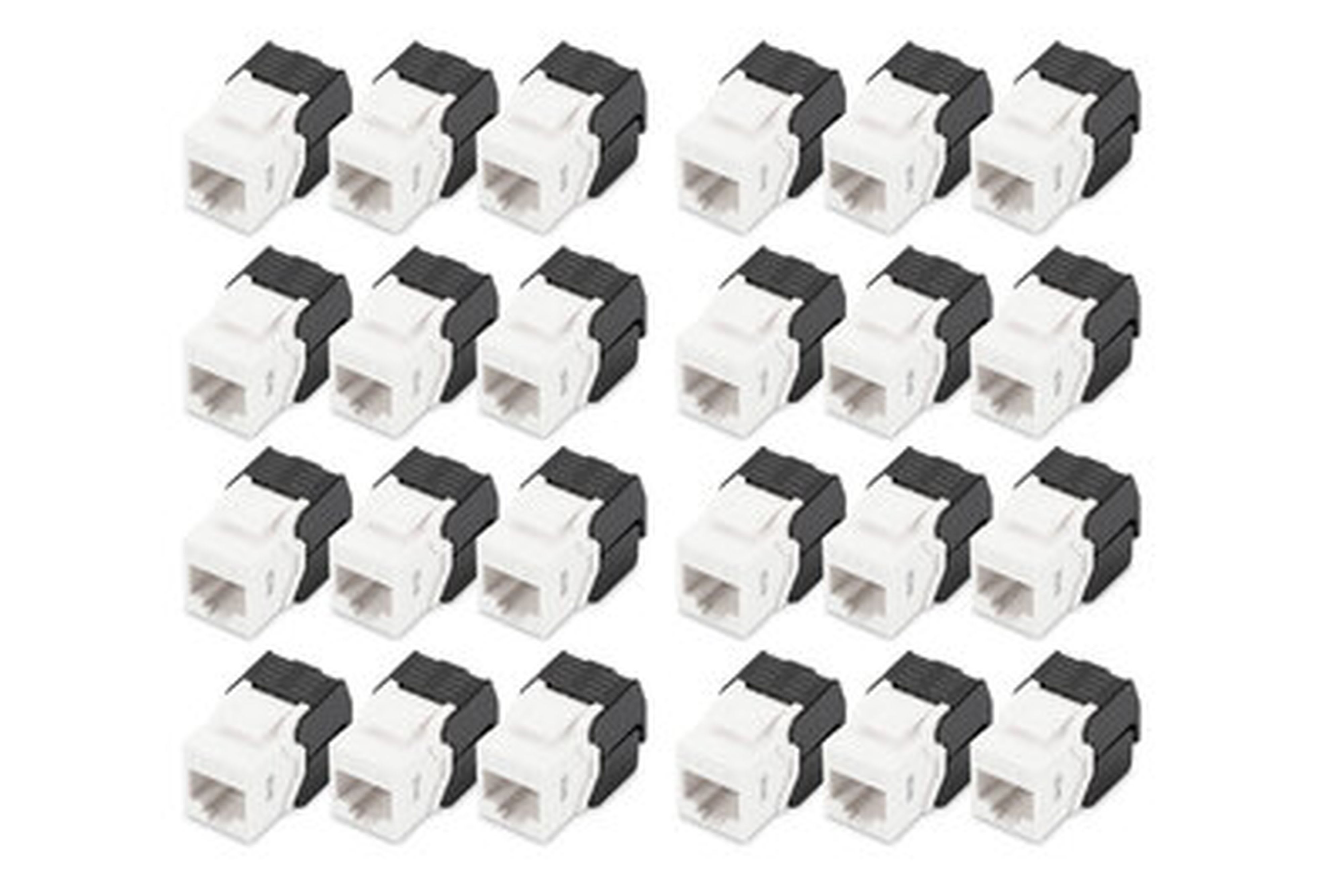 Assmann Electronic - CAT6 Keystone Jack non blindé, connexion sans outil, X24
