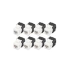 Assmann Electronic - CAT6 Keystone Jack non blindé, connexion sans outil, RJ45-LSA X8