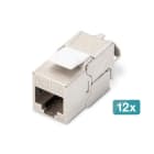 Assmann Electronic - Module Keystone CAT6A blindé ré-encastré 500MHz ISO/IEC 11801:2002 AM2:2009/09