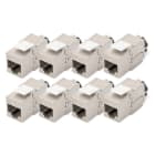 Assmann Electronic - CAT6A, module Keystone, blindé, installation sans outil X 8