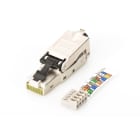 Assmann Electronic - Connecteur de terrain CAT6A, STP, rabat anti-poussière, protection anti-pliage
