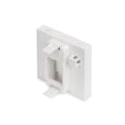 Assmann Electronic - Cache 1 port 45x45mm pour DN-93802-5 blanc