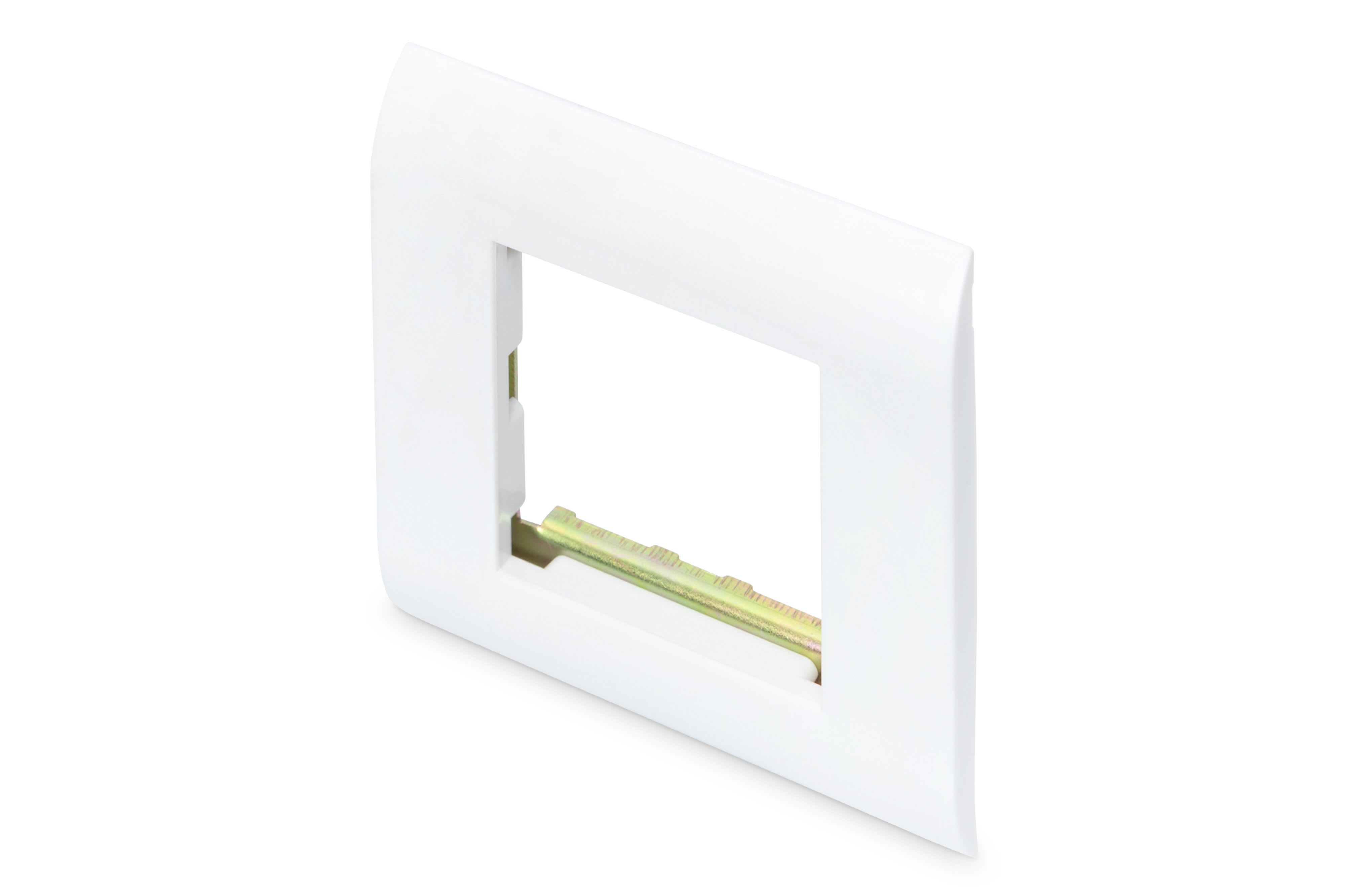 Assmann Electronic - Cadre de 80 x 80mm pour bandeaux et faces avant blanc