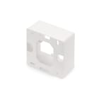 Assmann Electronic - Boîtier apparent pour plaques frontales 80x80x42 mm, blanc pur, allemand