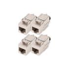 Assmann Electronic - Module Keystone Cat.8.I, blindé, sans outil, capuchon anti-poussière 4 pcs